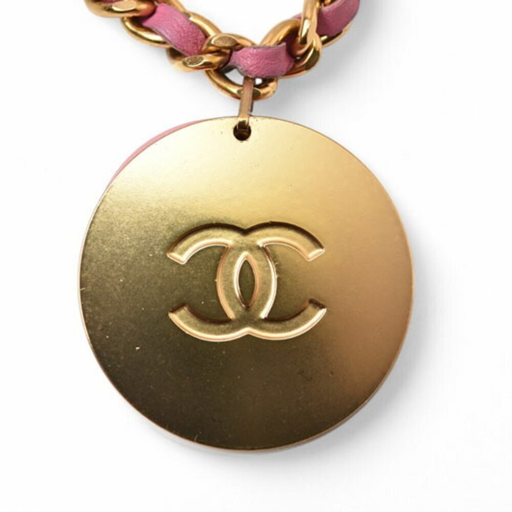 CHANEL Authentic Pink Logo Bracelet - Picture 6 of 7